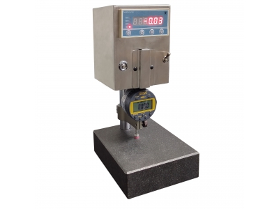 高精度薄膜臺(tái)式測(cè)厚儀可變測(cè)力皮革/紡織布/膠布厚度測(cè)量?jī)x